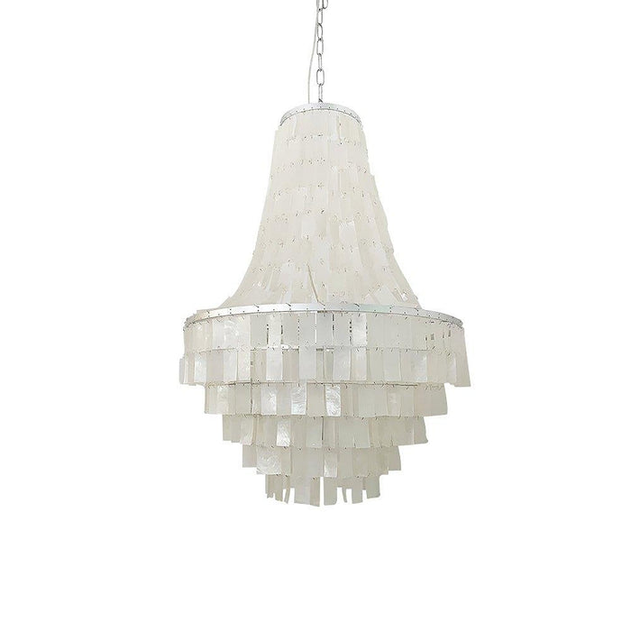 Boho Shell Tiered Chandelier-DWHOME