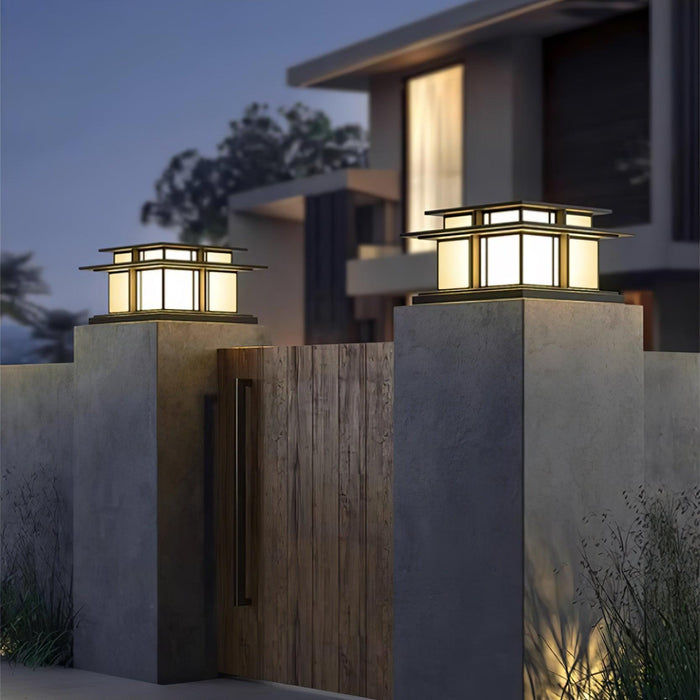 Boilyn Pillar Solar Outdoor Light-DWHOME