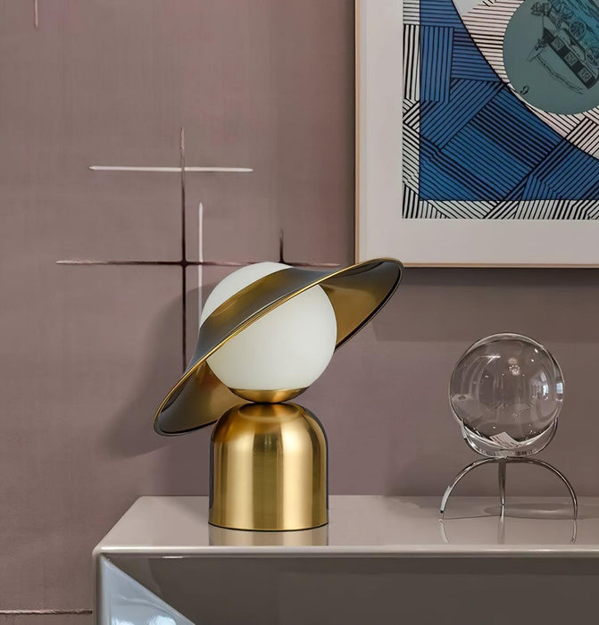 Bonbon Disc Table Lamp-DWHOME