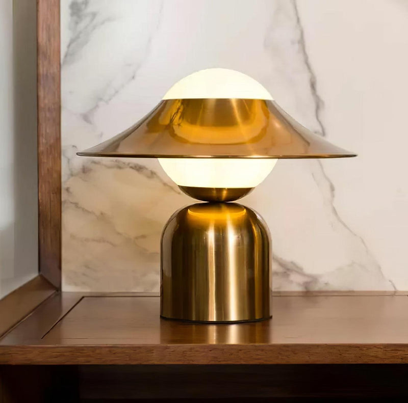 Bonbon Disc Table Lamp-DWHOME