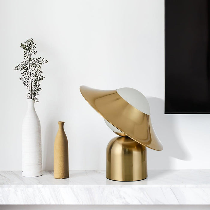 Bonbon Disc Table Lamp-DWHOME