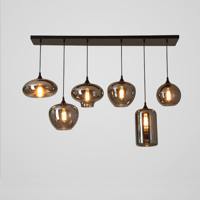 Bottle Glass Pendant Light