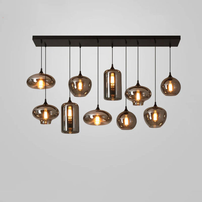 Bottle Glass Pendant Light