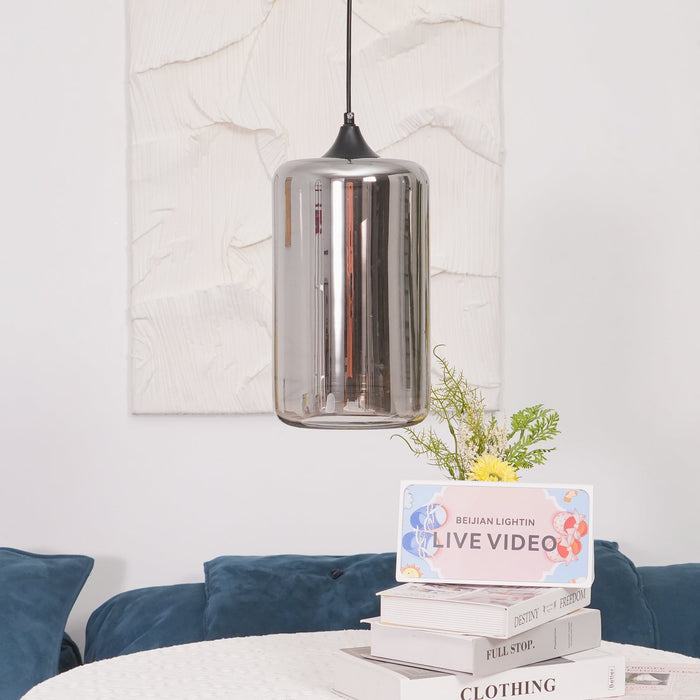 Bottle Glass Pendant Light.