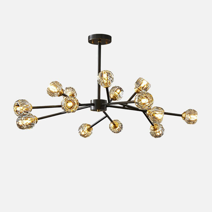 Crystal Ball Round Cluster Chandelier - DWHOME