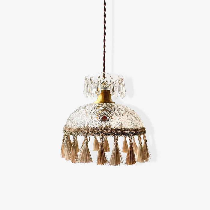 Bowl Tassel Pendant Light.