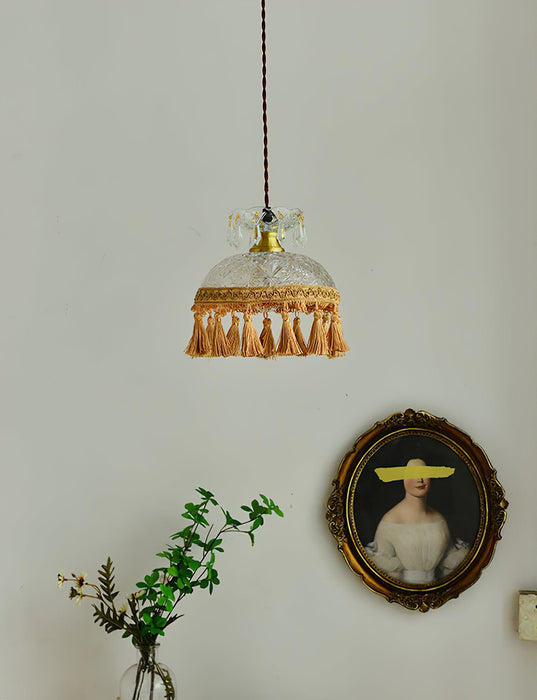 Bowl Tassel Pendant Light.