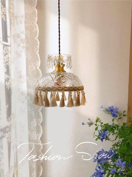 Bowl Tassel Pendant Light.