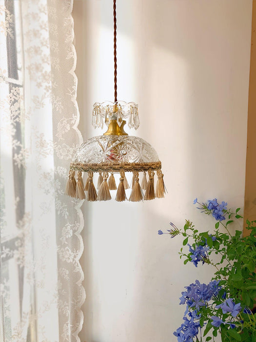 Bowl Tassel Pendant Light.