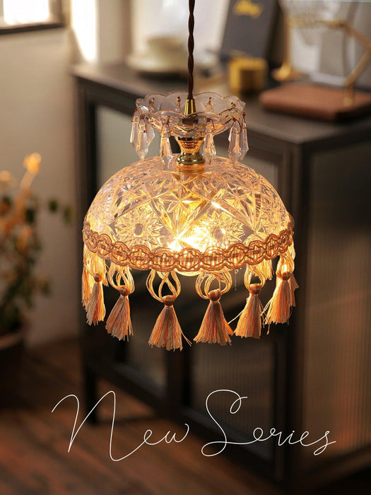 Bowl Tassel Pendant Light.