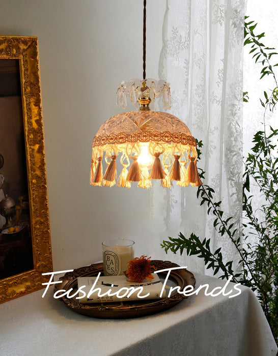 Bowl Tassel Pendant Light.