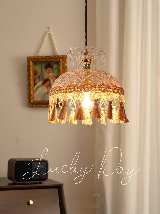 Bowl Tassel Pendant Light.