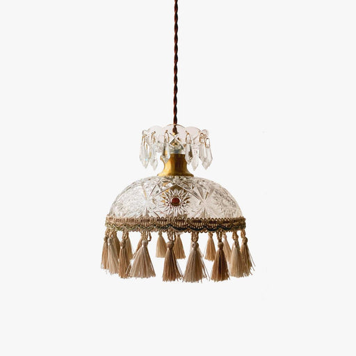 Bowl Tassel Pendant Light-DWHOME