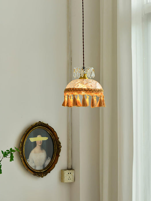 Bowl Tassel Pendant Light.