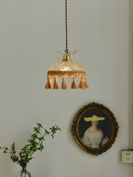 Bowl Tassel Pendant Light.