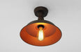 Retro Rustic Industrial Fixed Ceiling Light.