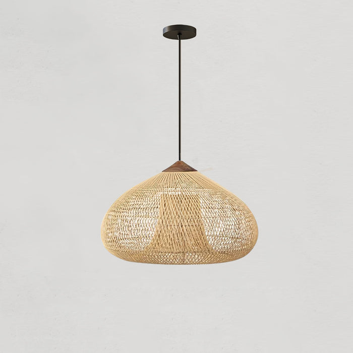 Braided Rattan Pendant Lamp.