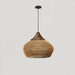 Braided Rattan Pendant Lamp.