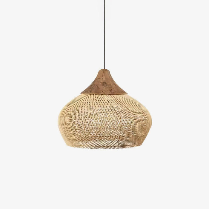 Braided Rattan Pendant Lamp-DWHOME
