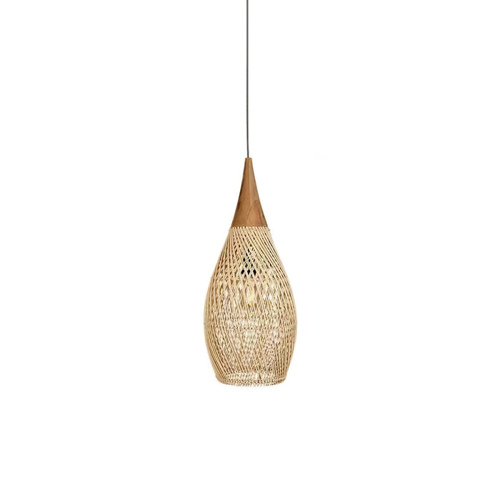 Braided Rattan Pendant Lamp - Vakkerlight