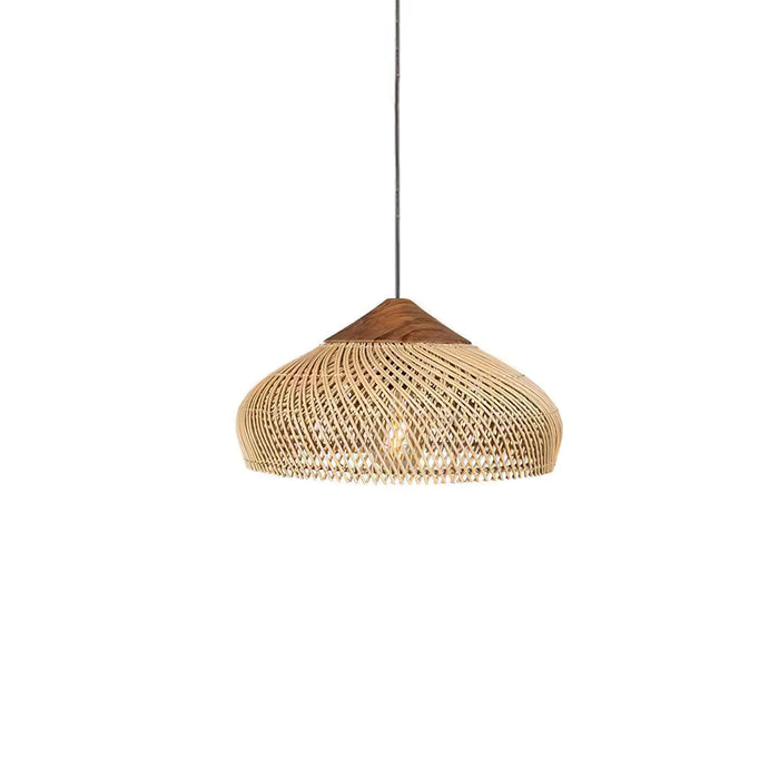 Braided Rattan Pendant Lamp - Vakkerlight