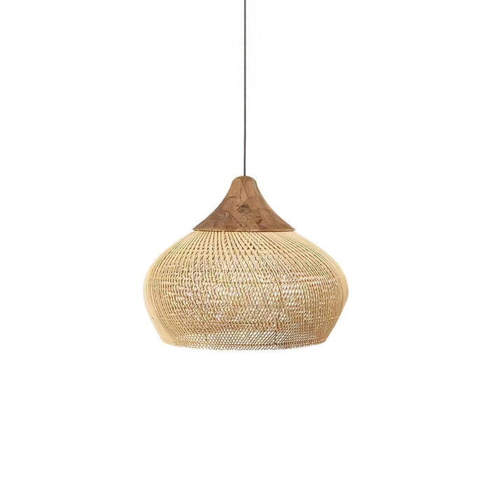 Braided Rattan Pendant Lamp-DWHOME