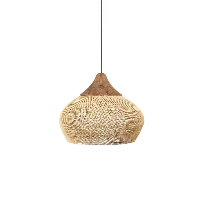 Braided Rattan Pendant Lamp - Vakkerlight