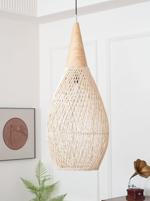 Braided Rattan Pendant Lamp - Vakkerlight