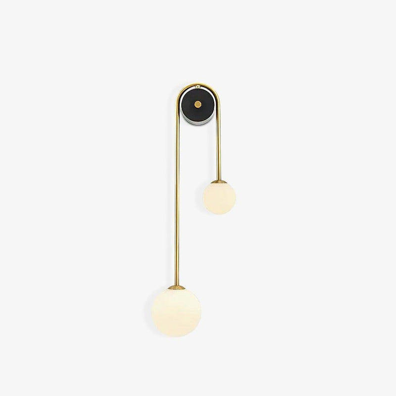 Brass Arc Wall Light-DWHOME