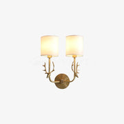 Brass Deer Head Wall Light-DWHOME