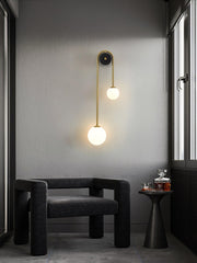 Brass Arc Wall Light-DWHOME