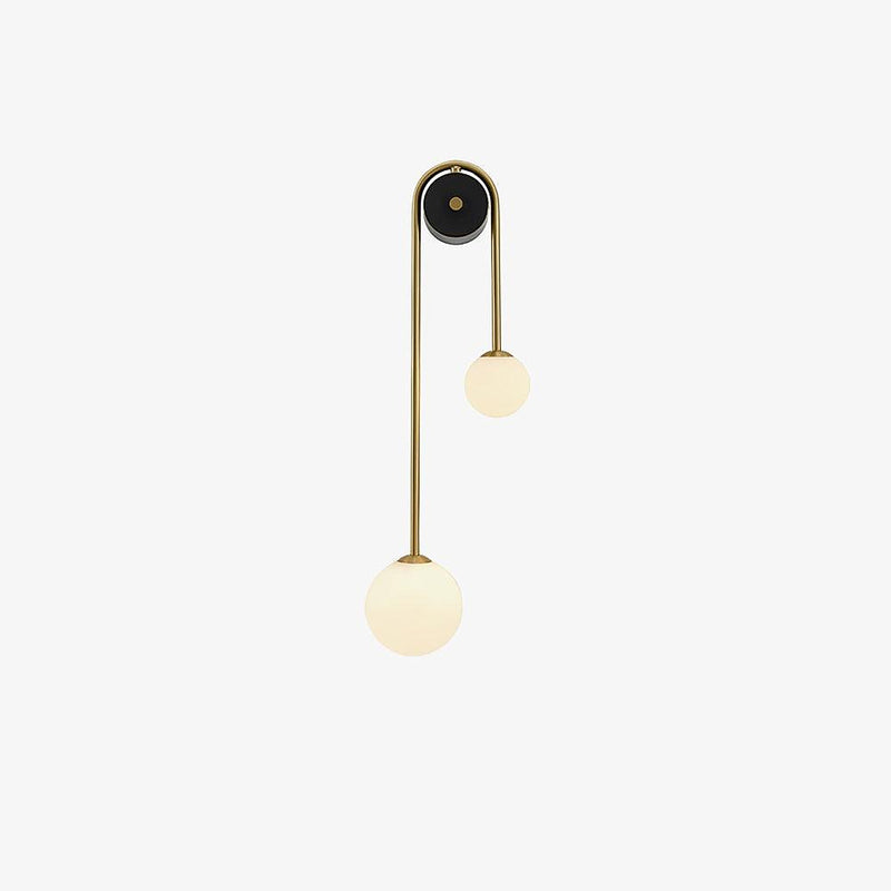 Brass Arc Wall Light-DWHOME