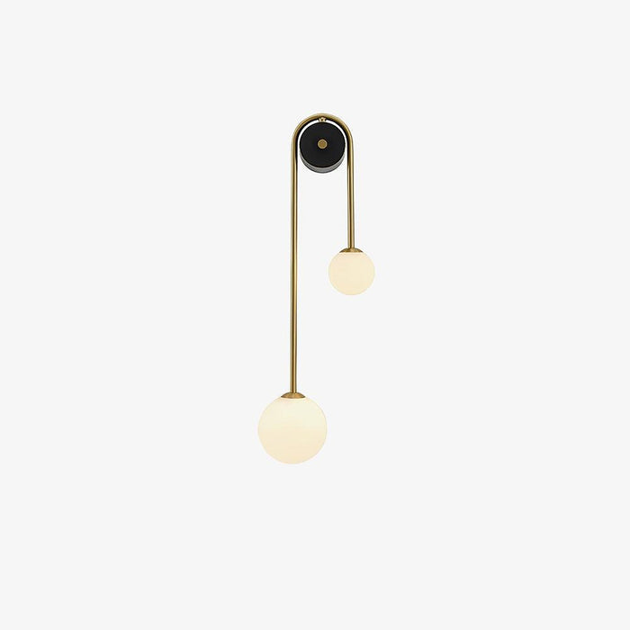 Brass Arc Wall Light-DWHOME