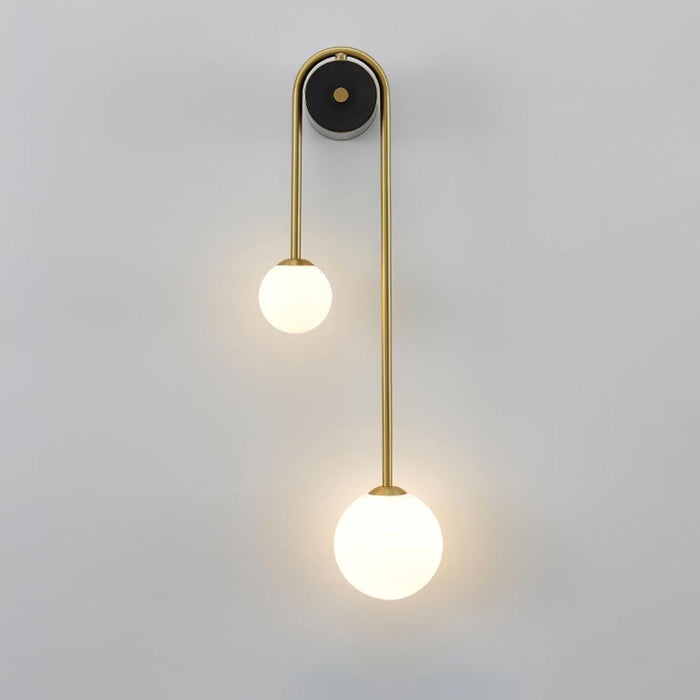 Brass Arc Wall Light-DWHOME
