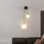 Brass Arc Wall Light-DWHOME