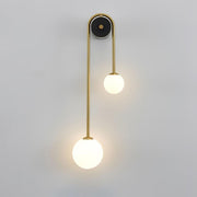 Brass Arc Wall Light-DWHOME