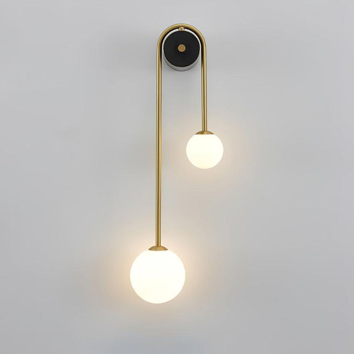 Brass Arc Wall Light-DWHOME