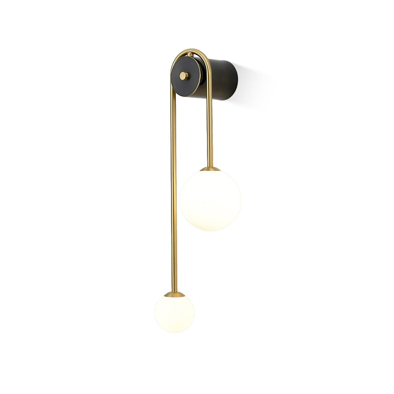 Brass Arc Wall Light-DWHOME