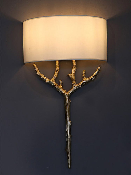 Brass Branch Wall Lamp-DWHOME