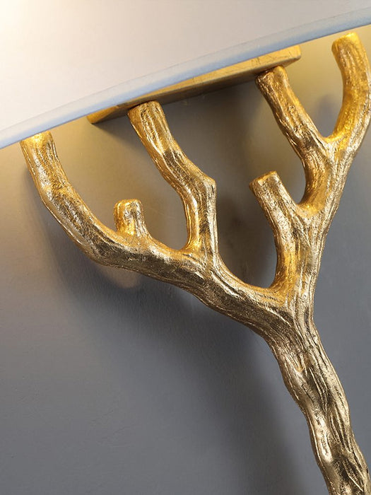 Brass Branch Wall Lamp-DWHOME