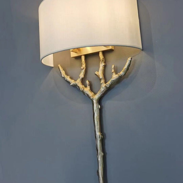Brass Branch Wall Lamp-DWHOME