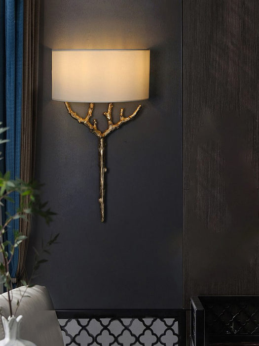 Brass Branch Wall Lamp-DWHOME