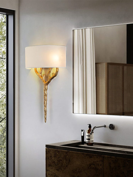 Brass Branch Wall Lamp-DWHOME