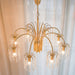Brass Candle Crystal Chandelier-DWHOME