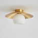 Brass Cap Ceiling Lamp.