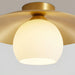 Brass Cap Ceiling Lamp.