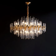 Vintage Antique Brass Chandelier-DWHOME