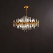 Vintage Antique Brass Chandelier-DWHOME