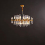Vintage Antique Brass Chandelier-DWHOME