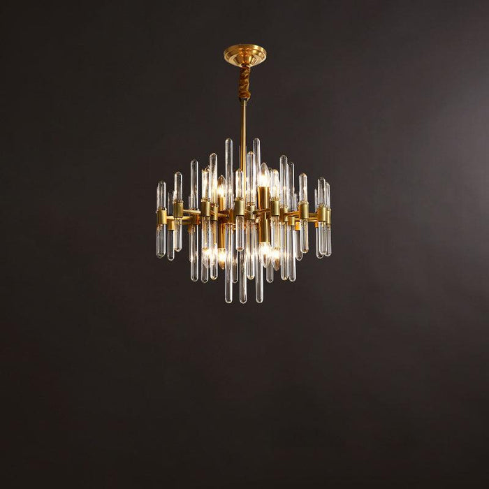 Vintage Antique Brass Chandelier - Vakkerlight